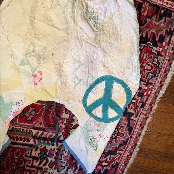 Colorful Patchwork Women's Straight Leg Pants - Picture 7 of 11